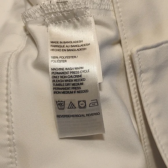 Izod Skort White Sporty 34" Waist Size 8 - Picture 5 of 7